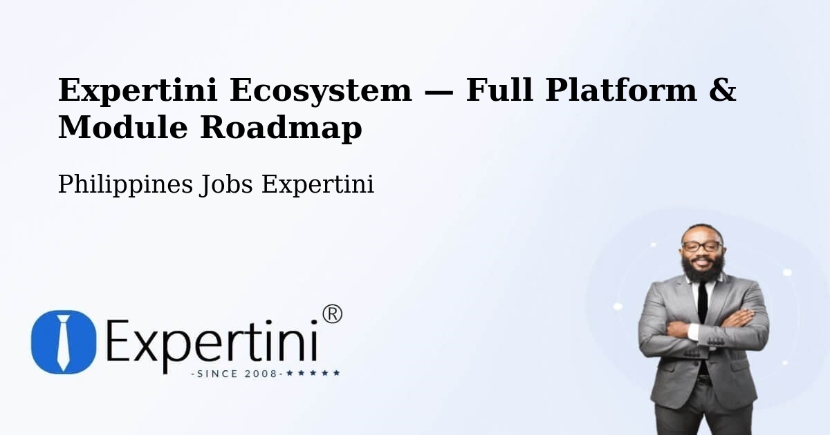Expertini Ecosystem — Full Platform & Module Roadmap – Guyong