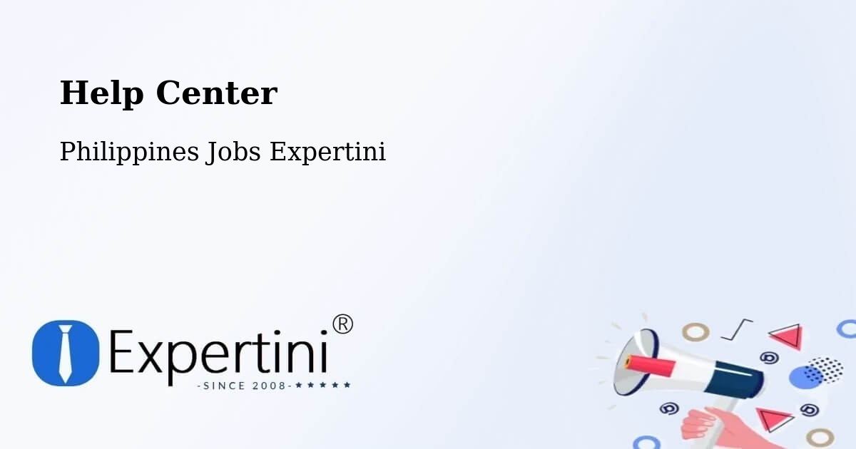 Help Center - Philippines Jobs Expertini
