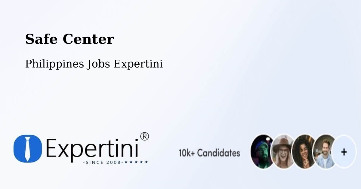 Safety Center – Guyong - Philippines Jobs Expertini